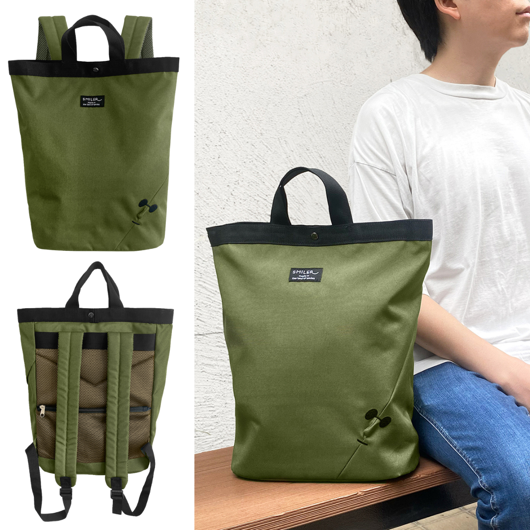 SMILER|Mr. Backpack(ミスター・バックパック)2‑Way リュック【全4色】