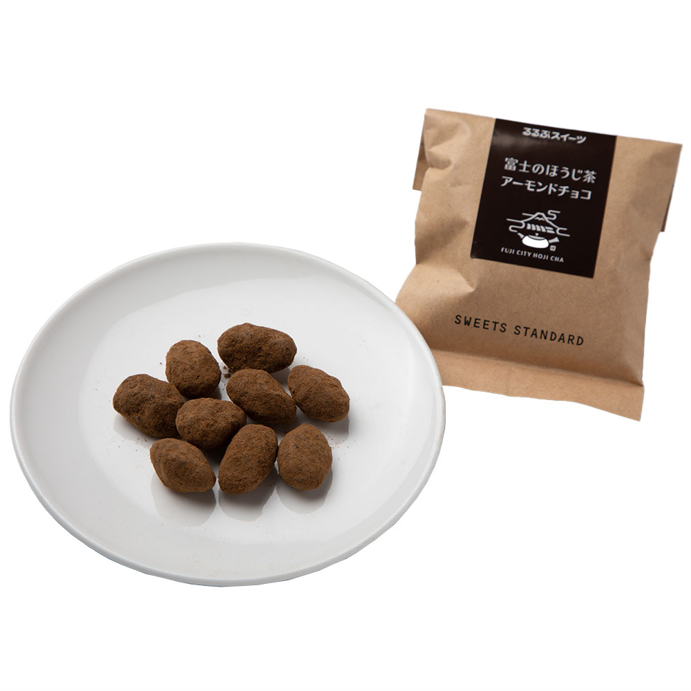 るるぶキッチンコラボ第二弾富士のほうじ茶アーモンド2種(4個)セット