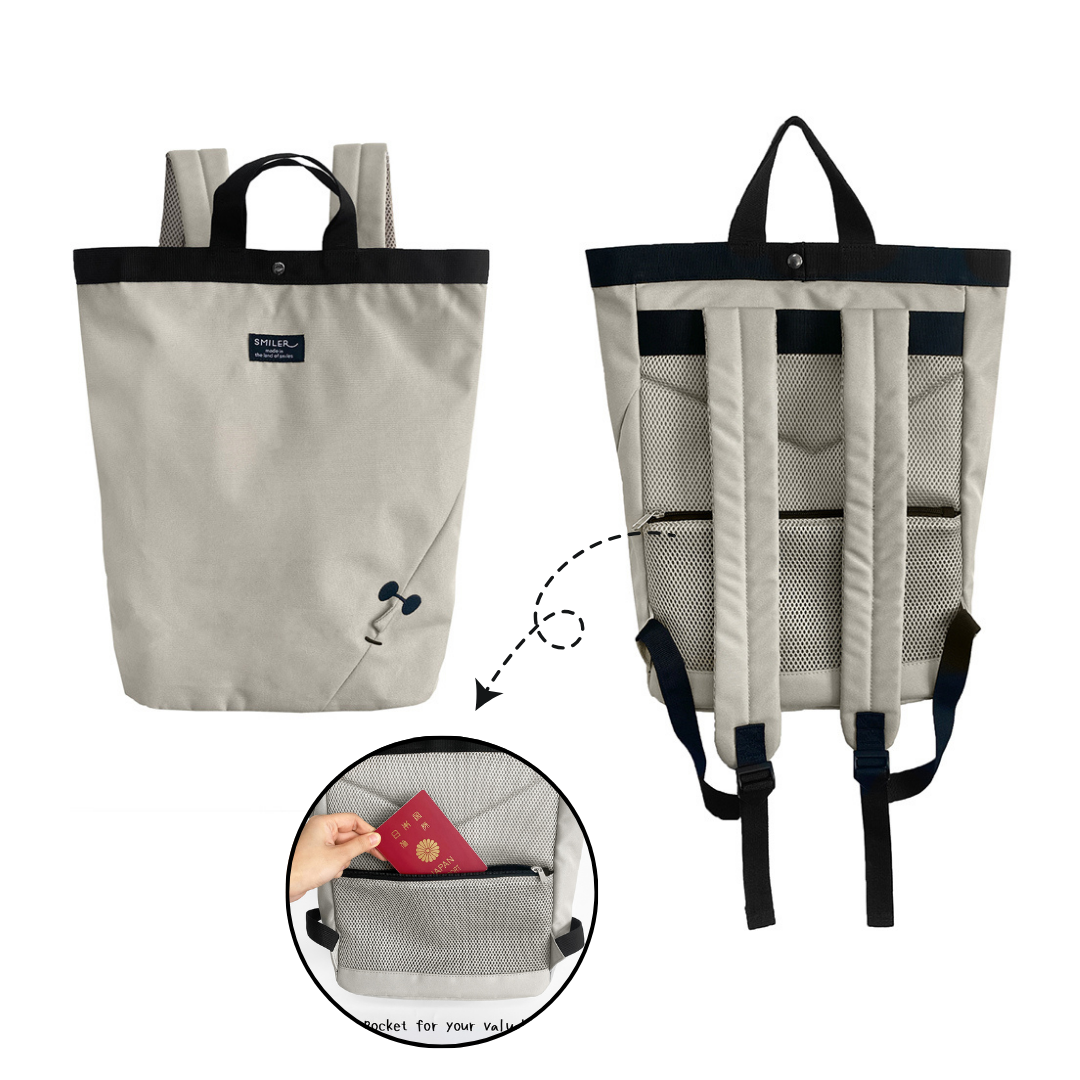 SMILER|Mr. Backpack(ミスター・バックパック)2‑Way リュック【全4色】