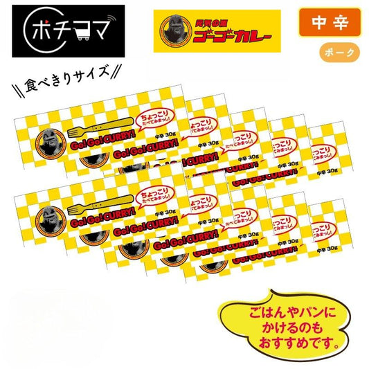 ゴーゴーカレー スティックタイプ 10本入り｜30g×10・温め不要・常温ストック可